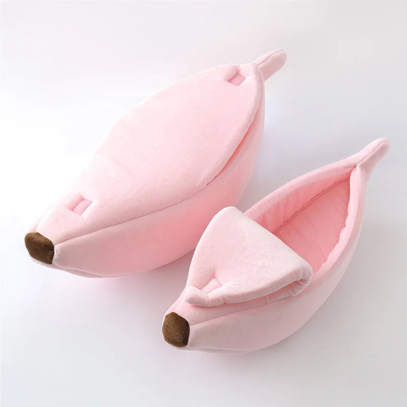 Cama en Forma de Plátano para Mascotas
