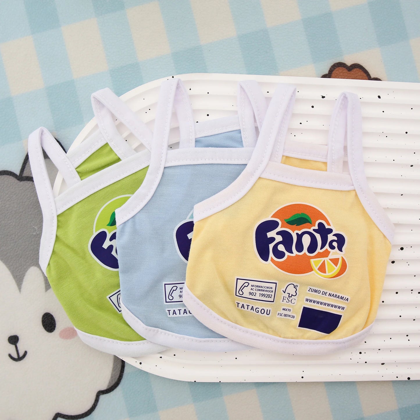 Ropa de Verano "Fanta" para Mascotas
