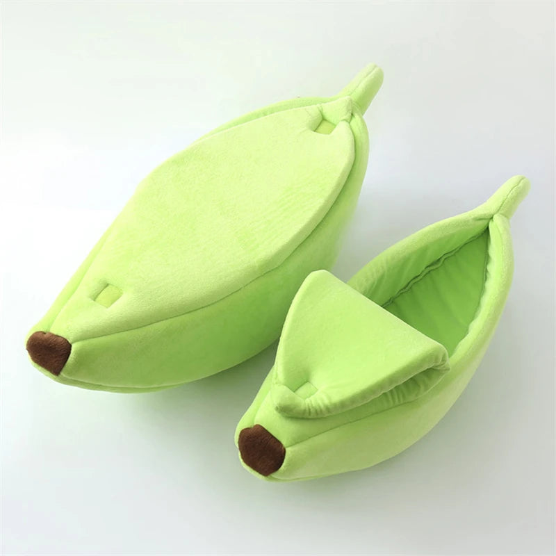 Cama en Forma de Plátano para Mascotas