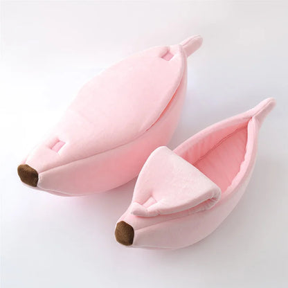 Cama en Forma de Plátano para Mascotas
