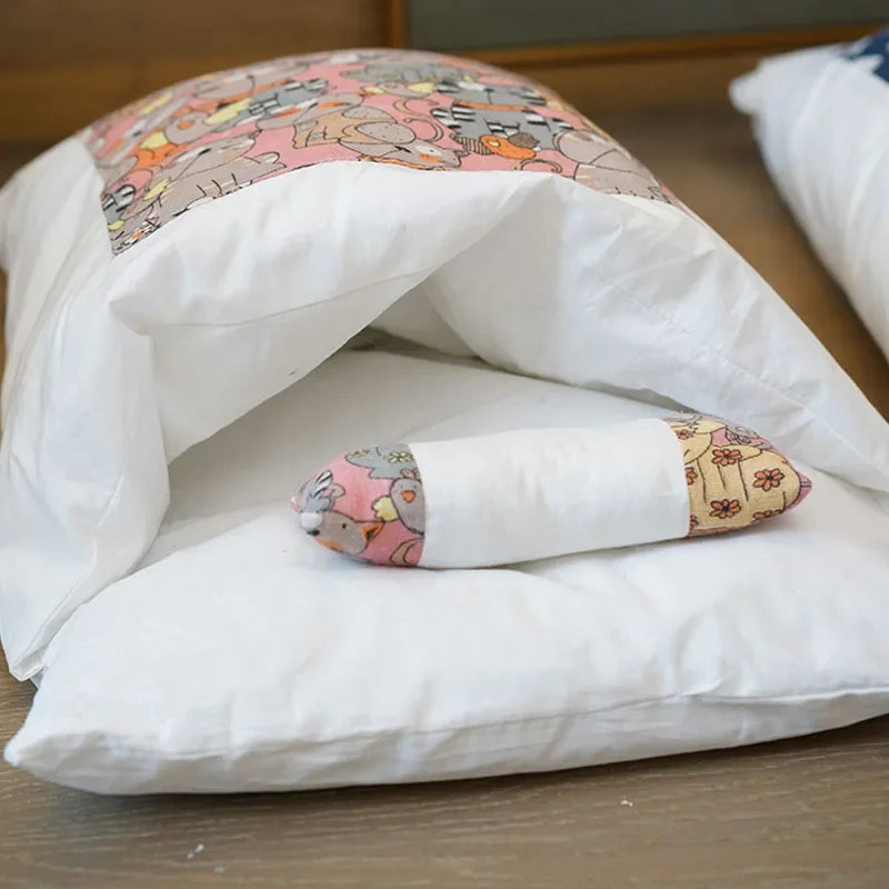 Cama Cálida tipo saco para Mascotas