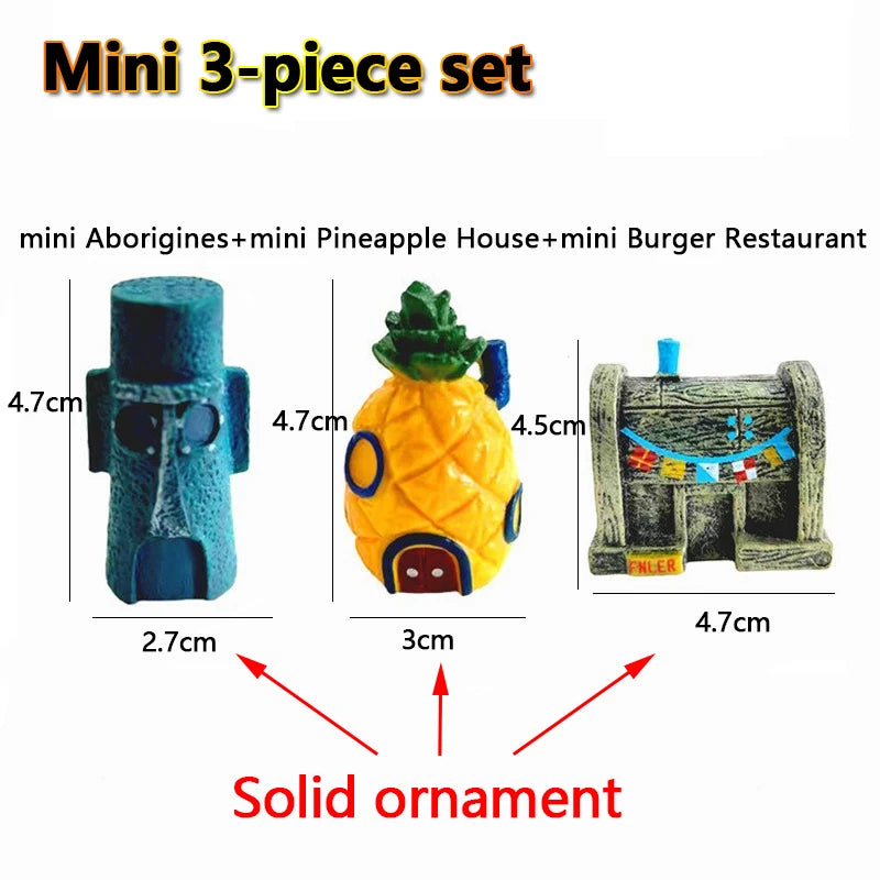 Adornos para Acuario "Bob Esponja"