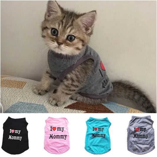 Ropa "I Love my Mommy / Daddy" para Mascotas