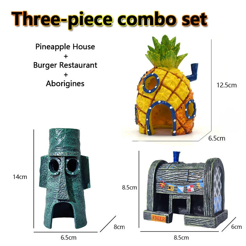 Adornos para Acuario "Bob Esponja"