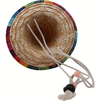Sombrero de Paja para Mascotas