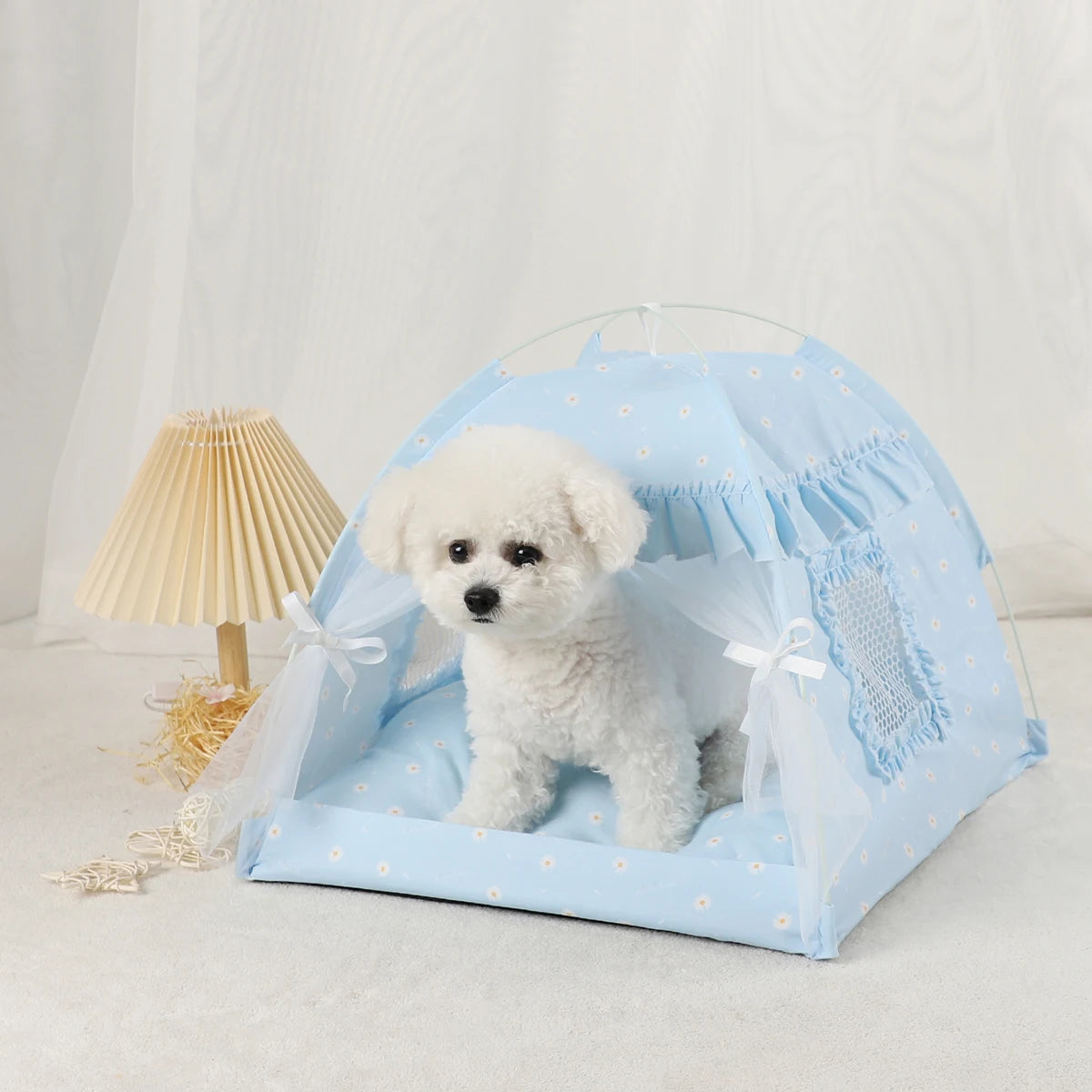 Cama tipo Casa de Campaña para Mascotas