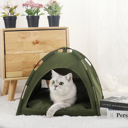 Cama tipo Casa de Campaña para Mascotas